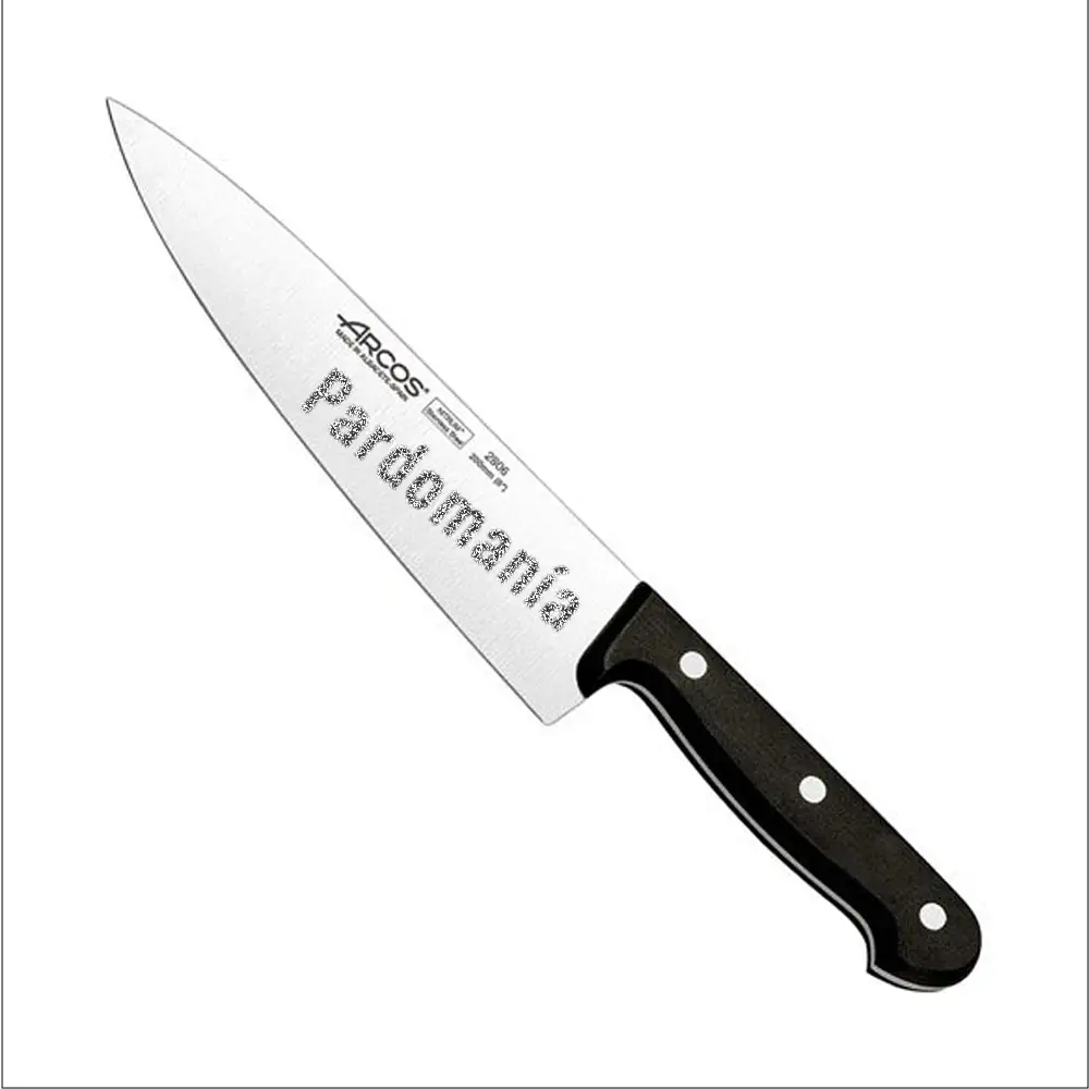 Cuchillo Chef Arcos 200mm acero inoxidable personalizado - Pardo Mania